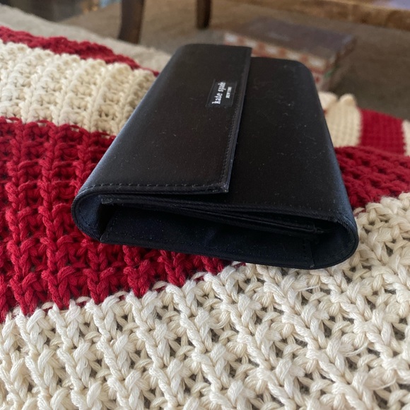 NEW Kate Spade Wallet Black Nylon 100% Authentic - Picture 4 of 6